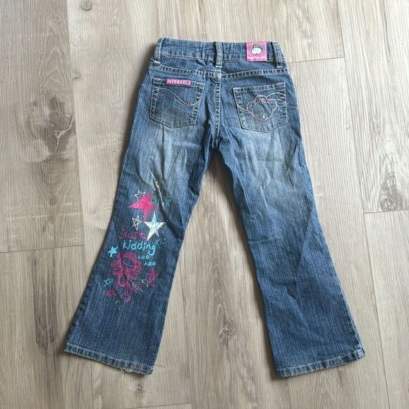 Y2K Original Bobby Jack Jeans, Painted Size 4T, Flare, Bootcut - Picture 2 of 7